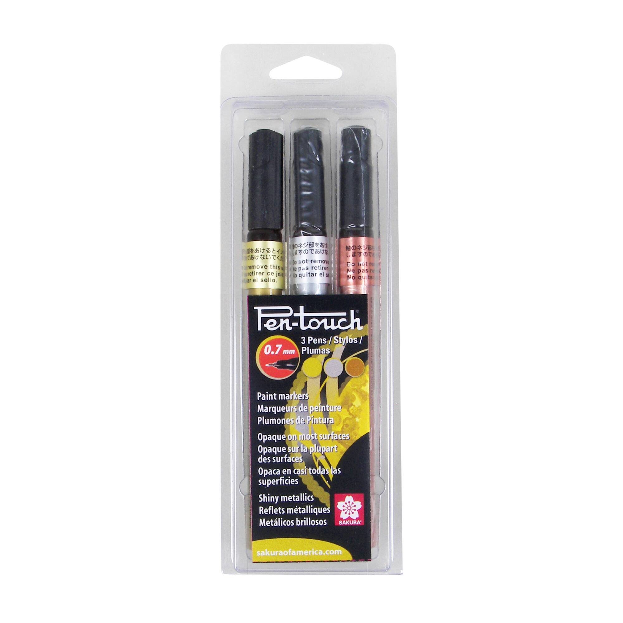 Sakura® Pentouch 0.7mm Metallic Set